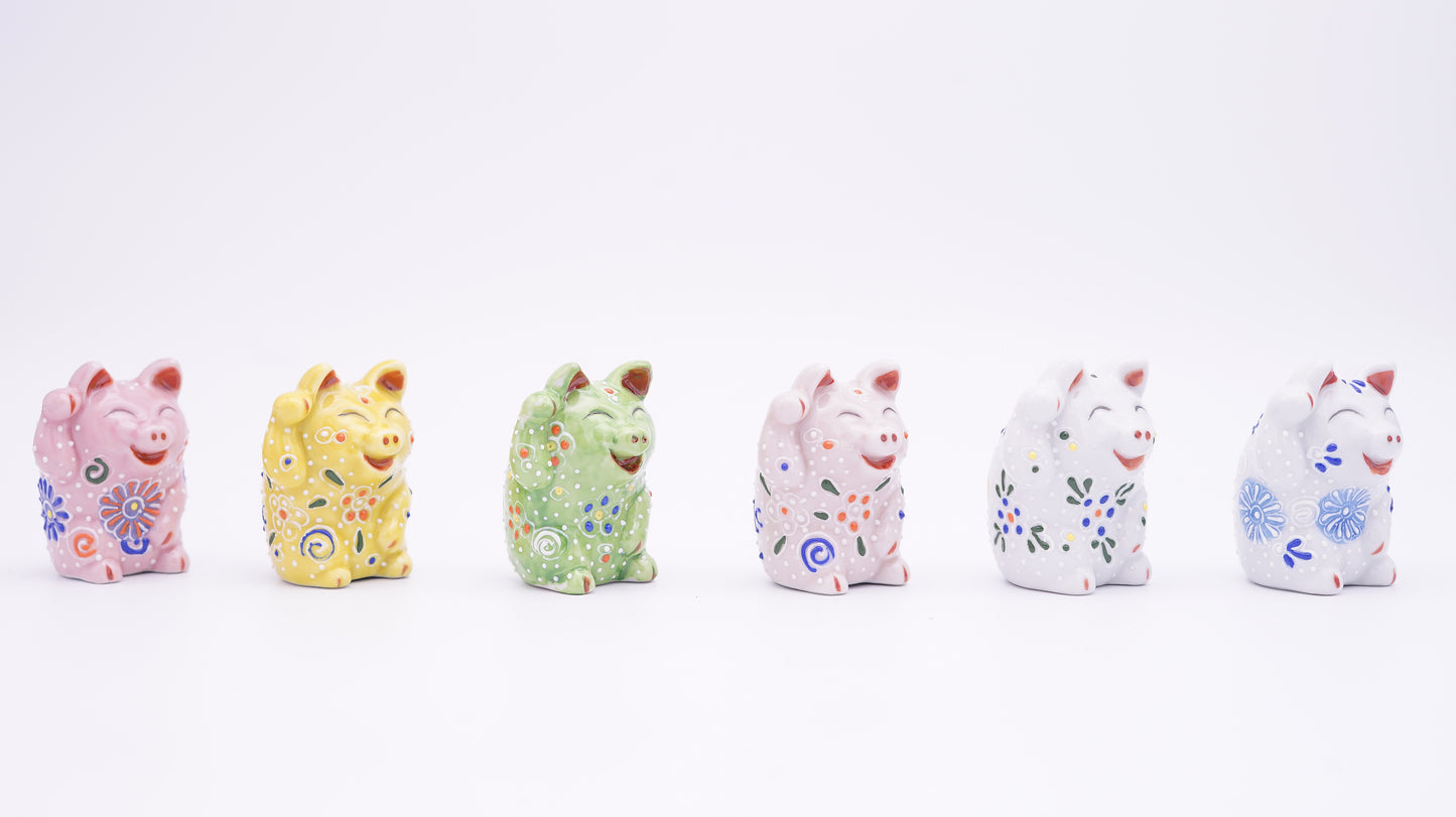 招き豚|とんとん拍子(全6色)