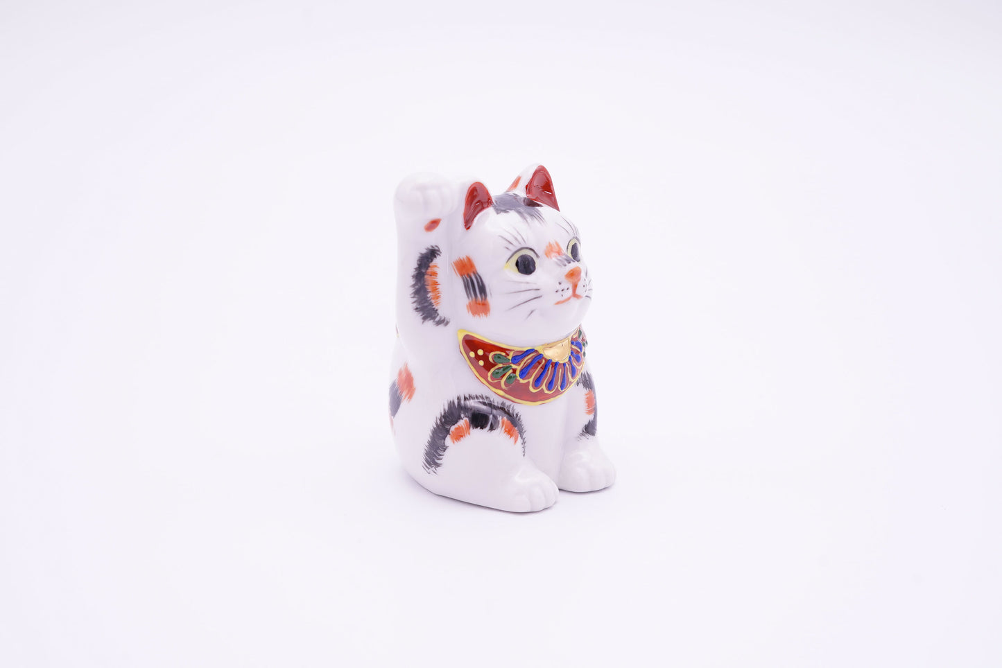 招き猫 2.5号|三毛 右手【受注生産】