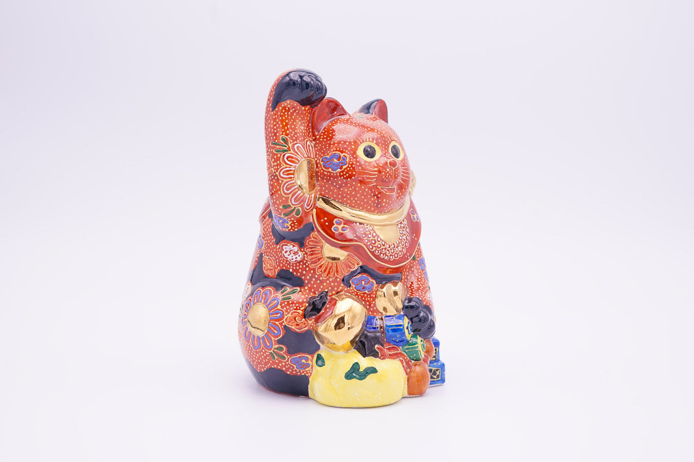 招き猫 6号|宝尽くし 右手【アーカイブ】