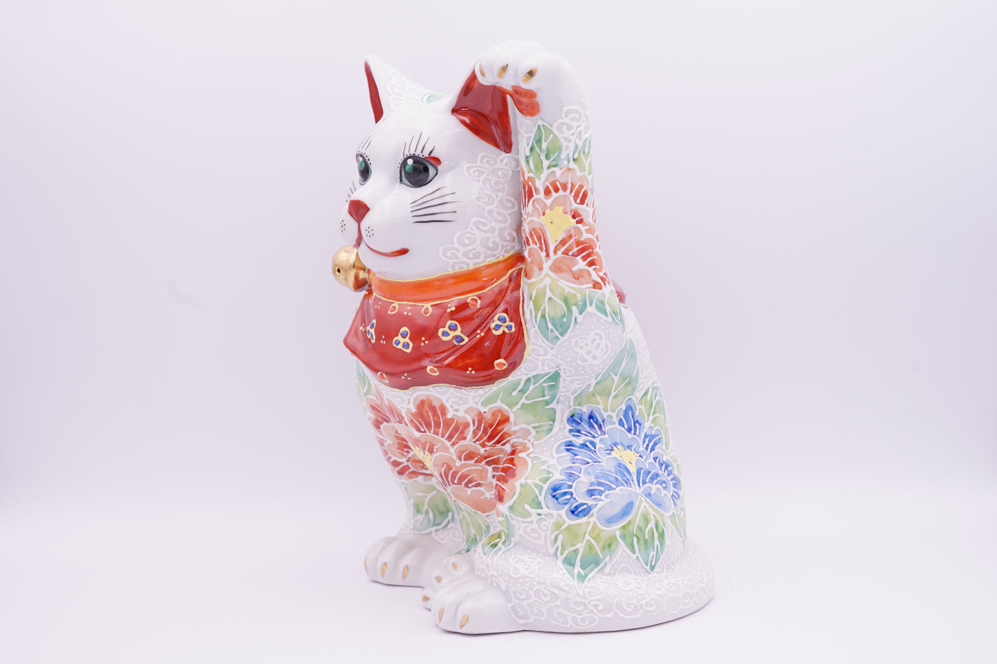 招き猫 8号|盛 左手