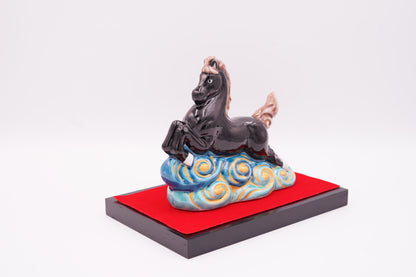 【干支 2026年】午｜4.5号 雲乗り午 青九谷