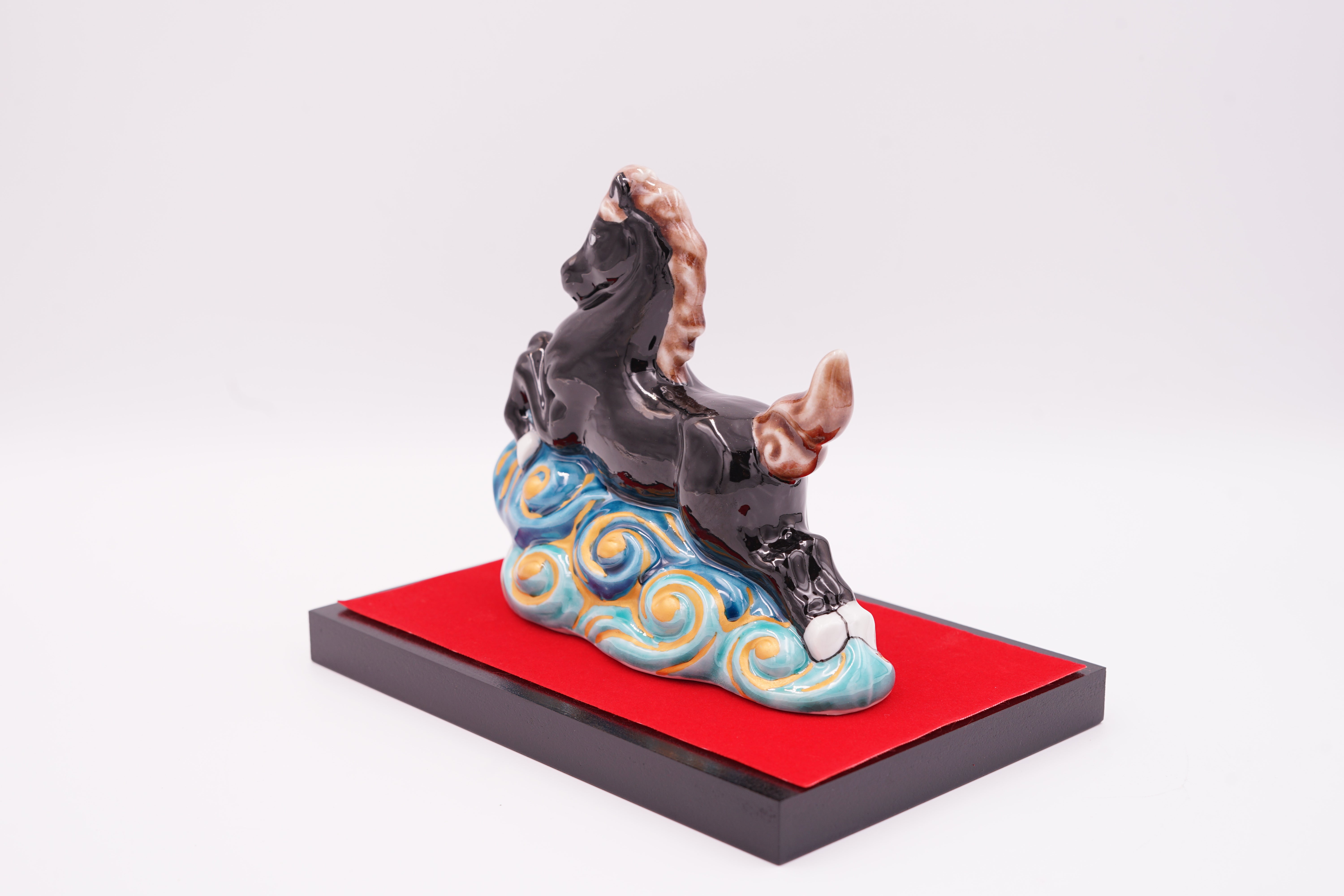 干支 2026年】午｜4.5号 雲乗り午 青九谷 – 米田陶香堂