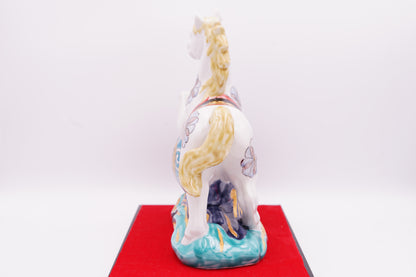 【干支 2026年】午｜7.5号 波乗り午 色絵九谷