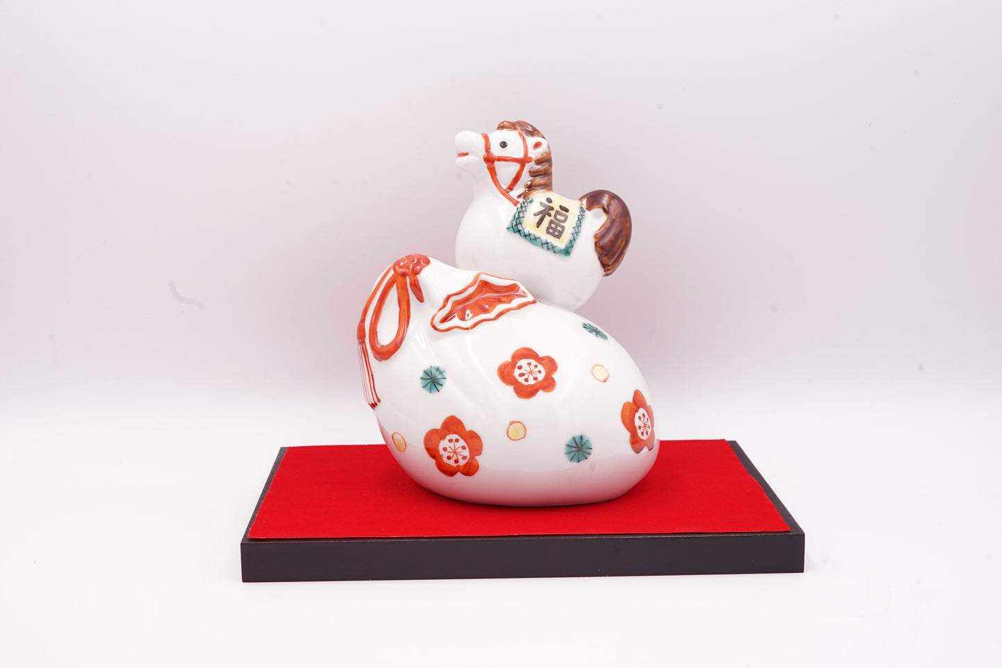 【干支 2026年】午｜4.5号 宝袋午 花文