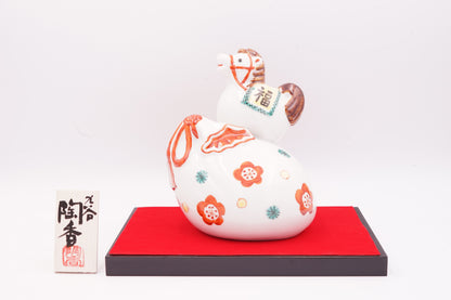 【干支 2026年】午｜4.5号 宝袋午 花文