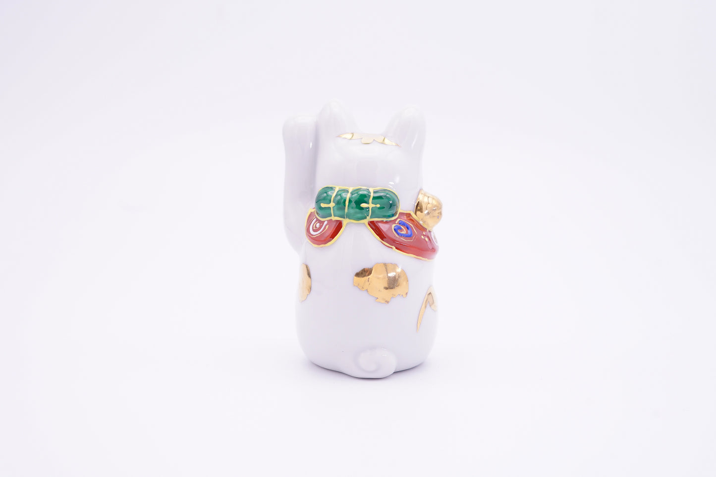招き猫　3号｜金ぶち　左手【受注生産】
