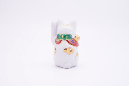 招き猫　3号｜金ぶち　左手【受注生産】