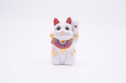 招き猫　3号｜金ぶち　左手【受注生産】